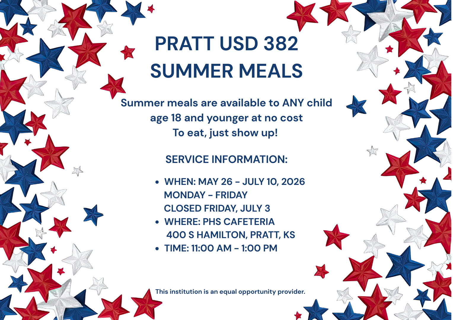 Summer lunch program